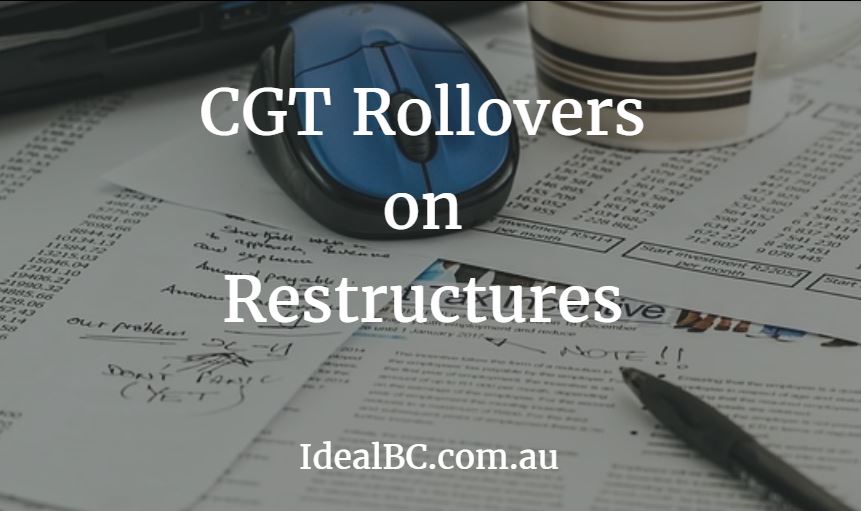 CGT rollovers